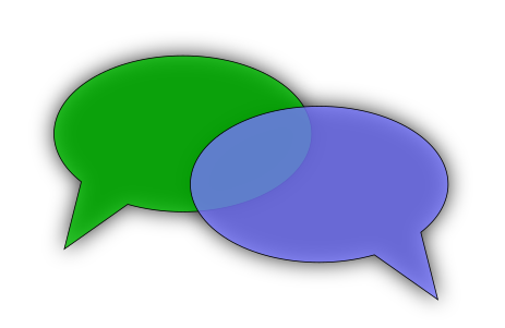 image from conference communication app